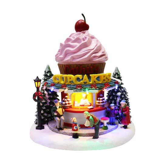 Moments in Time 10.4” Cupcake Shop Décor